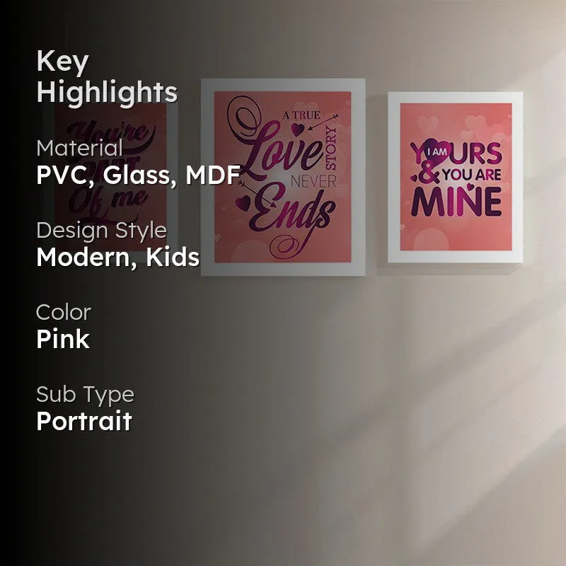 You Are Mine Wall Art - Set Of Three media 2