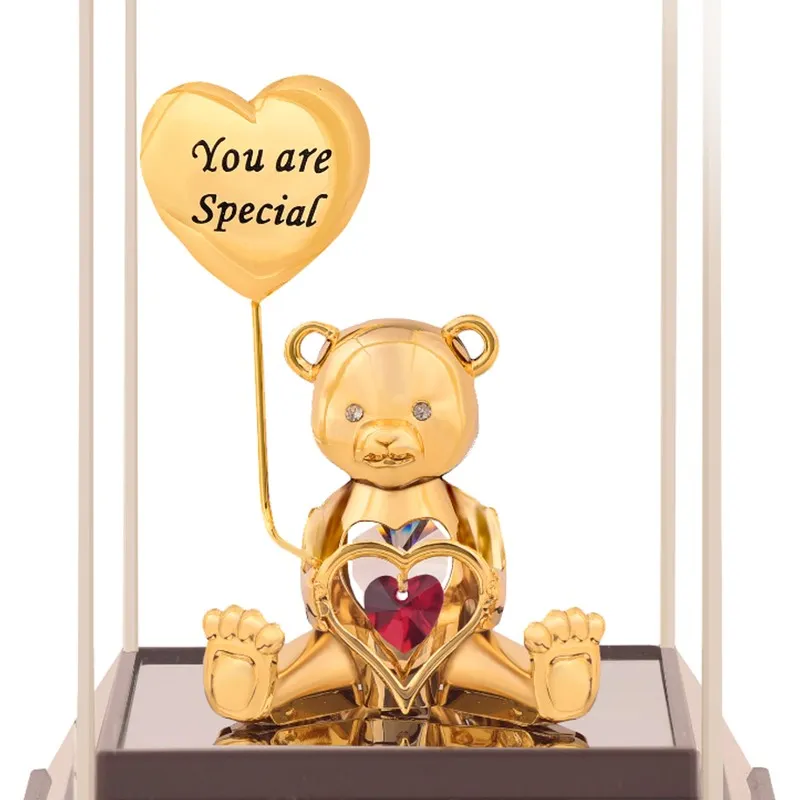Special Bear 24K Gold Plated Mild Steel Showpiece media 5