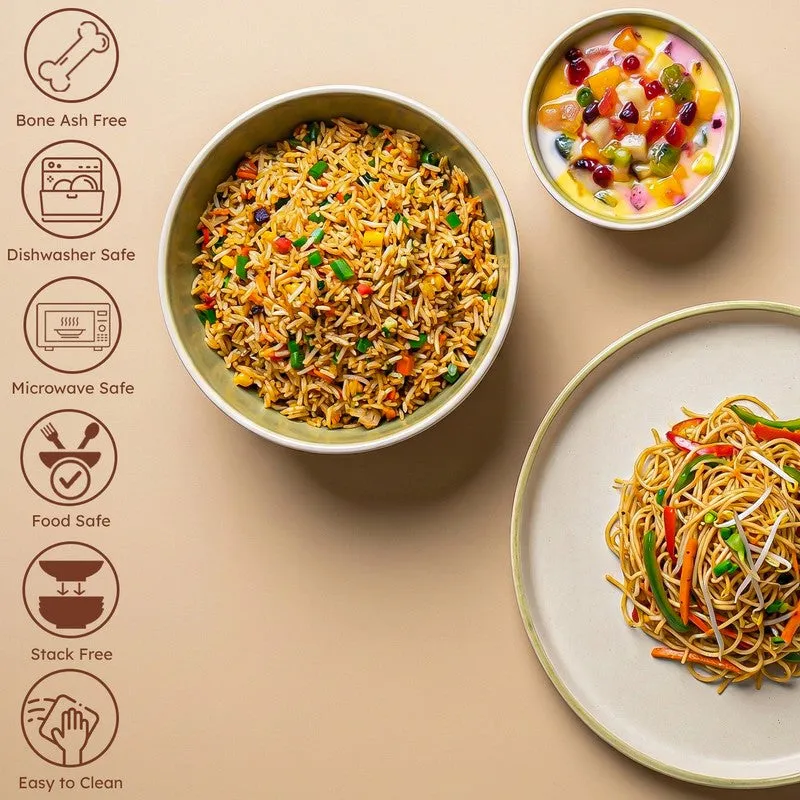 Aarunya Ceramic Dinner Set - 20 Piece Set media 5