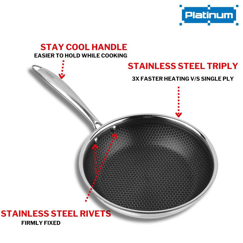 Vinod Nexra Frying Pan - 9 Inches media 7