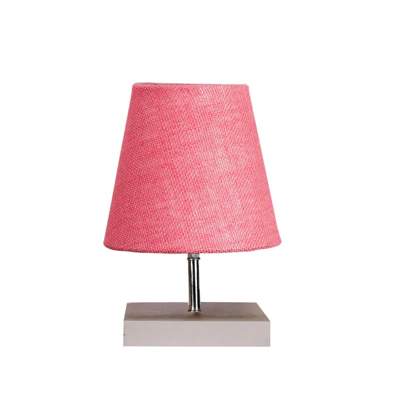Alsa Jute Table Lamp - Pink,White media 4