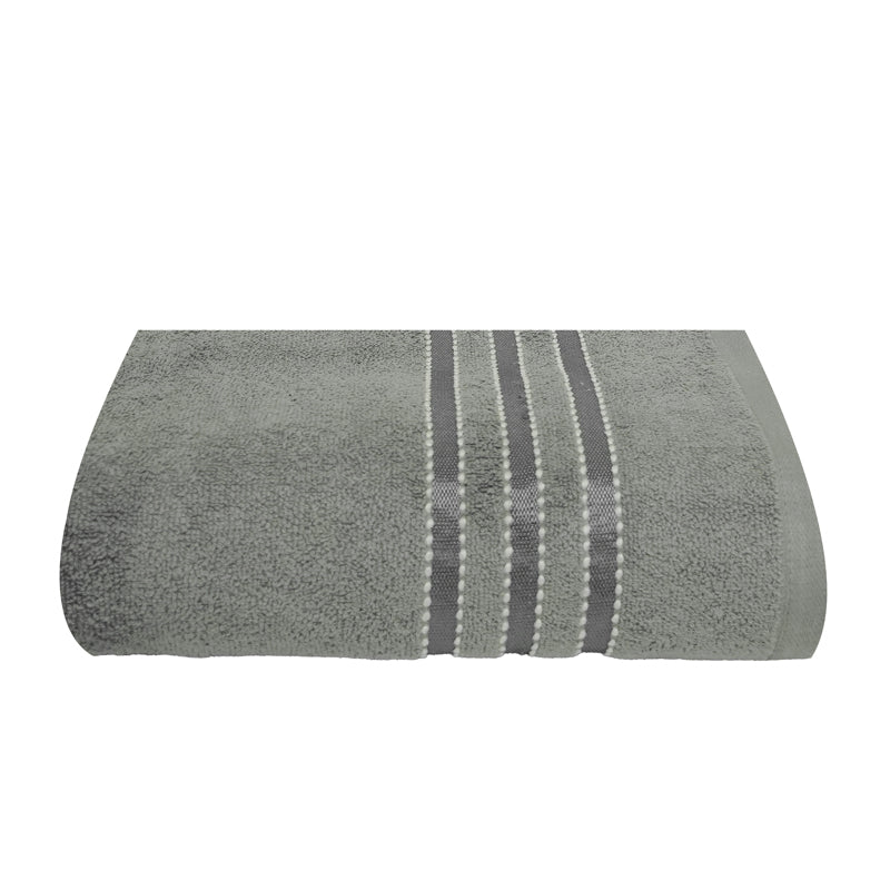 Micro Cotton LuxeDry Comfort Solid Bath Towel - Grey image 5