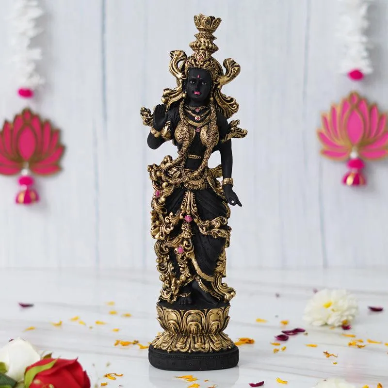 Madhava Chaitanya Idol - Black & Gold media 1