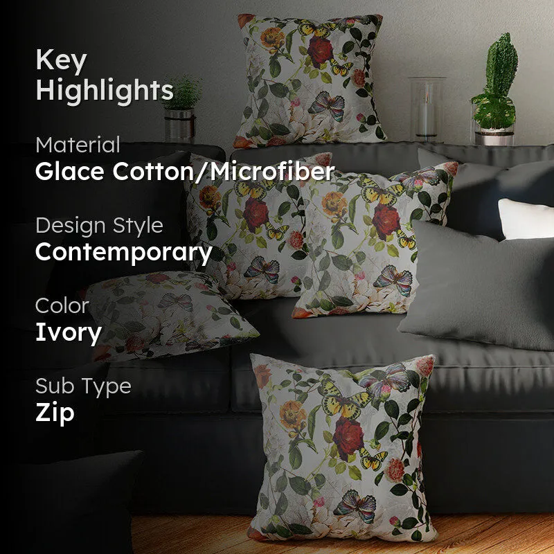 Aldrich Printed Cushion Cover Set - Set Of Five media 2