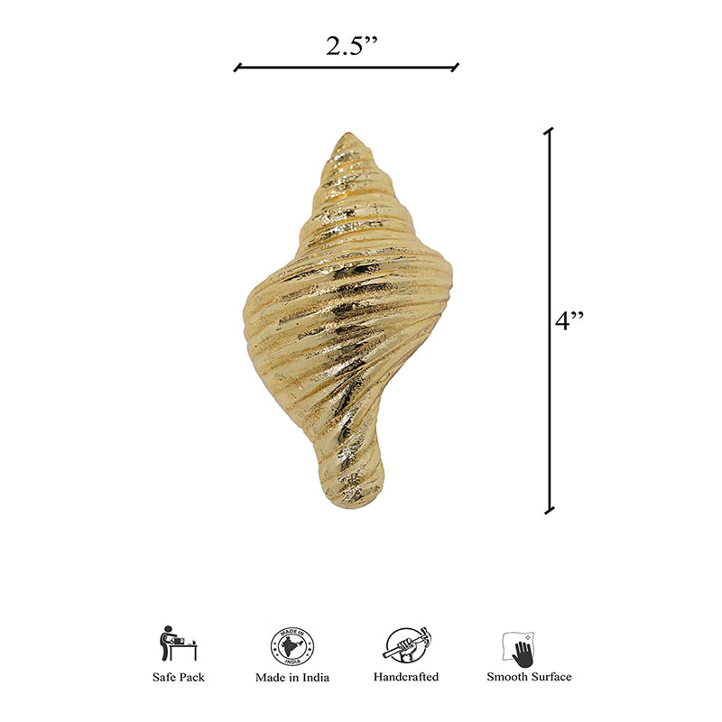 Sea Shell Handmade Door Knob - Gold media 4