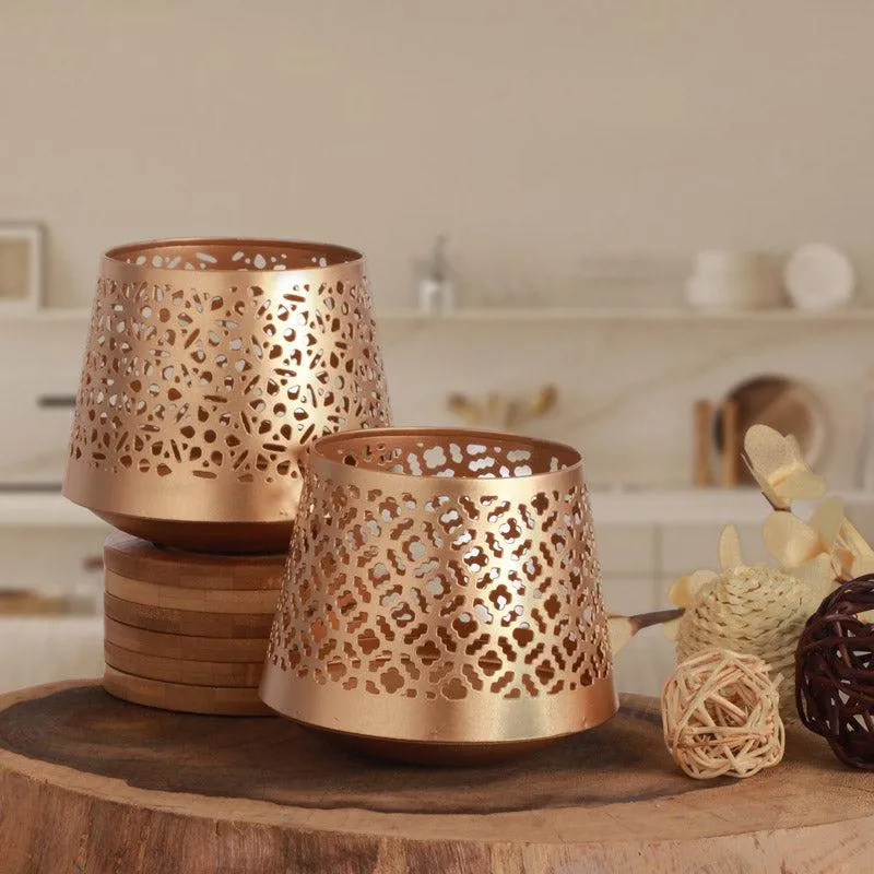 Aintza Tealight Candle Holder - Set Of Two media 3