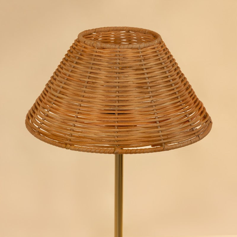 Fig Living Natural Cane Lamp - Beige,Gold media 14