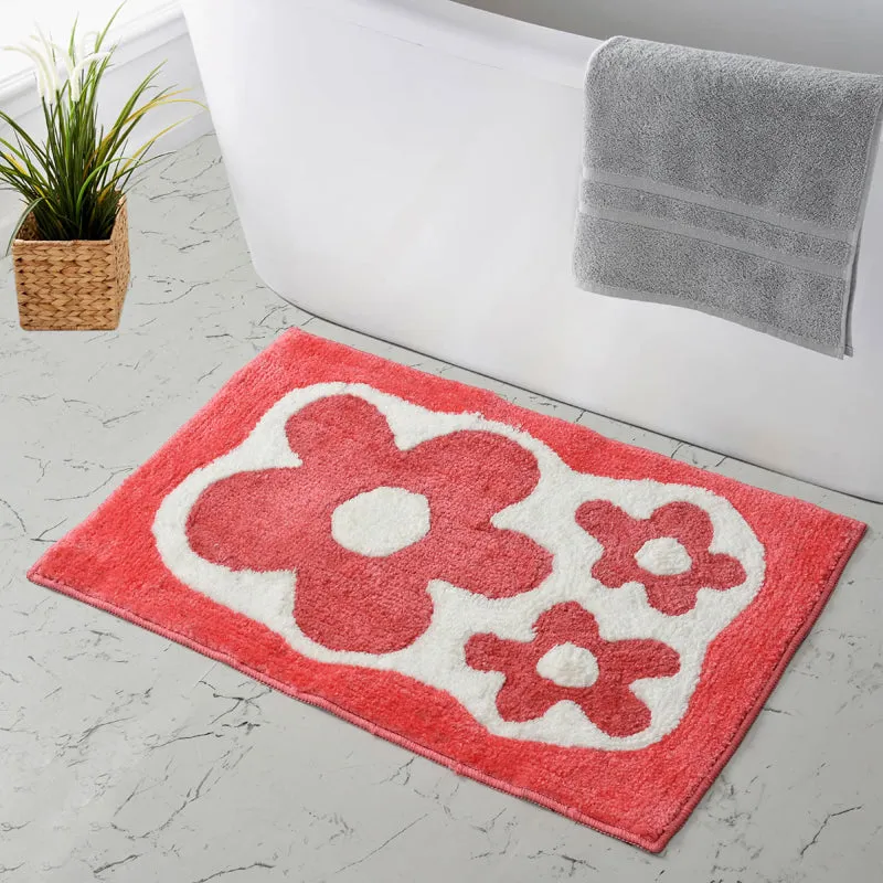 Lumora Cotton Bath Mat - Pink media 4