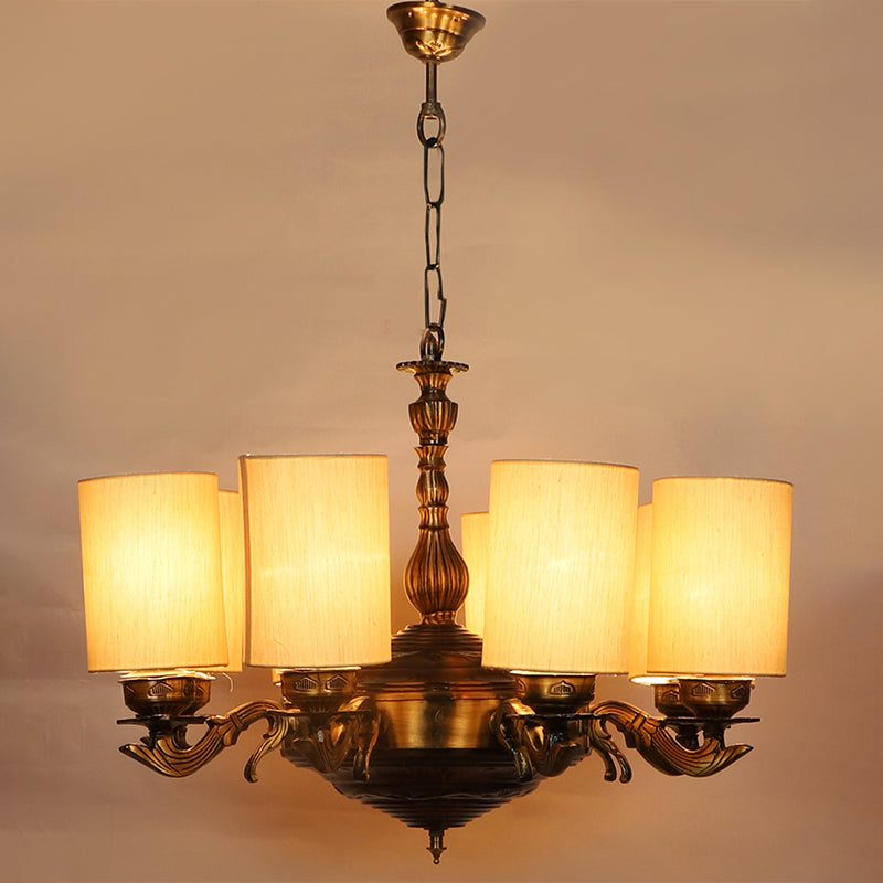 Vilona Cylindrical Ceiling Lamp - Off White