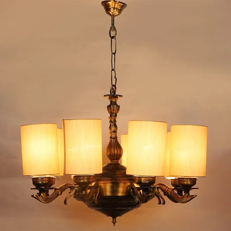 Vilona Cylindrical Ceiling Lamp - Off White media 1