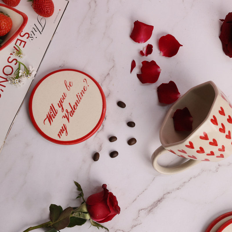 Hearty Text Ceramic Coffee Mug (200 mL) - Two Piece Set media 4