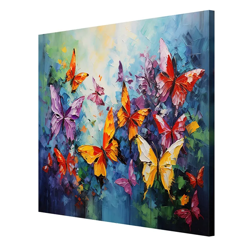 Butterfly Garden Wall Painting media 6