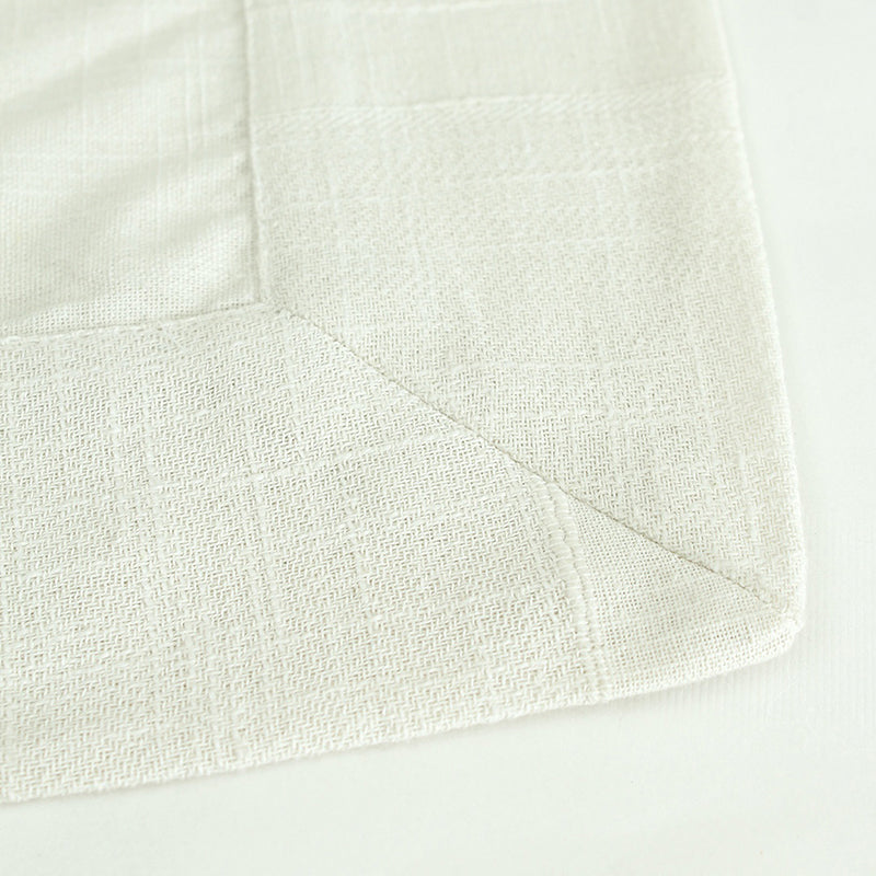 Chevron Grace Cotton Table Cover - White media 5