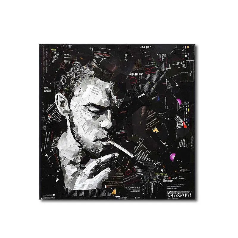Smoke Ponder Canvas Wall Painting media 4