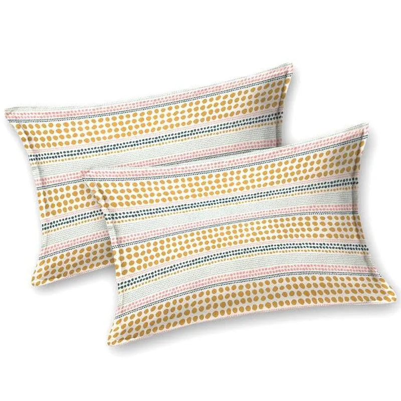 Enerence Striped Cotton Bedsheet - 160 TC media 5