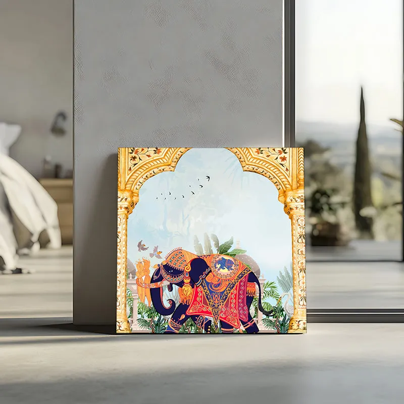 Regal Elephanta Canvas Wall Art media 5