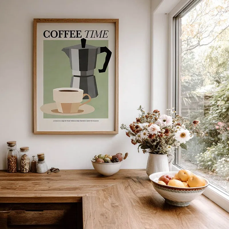 Coffee Bliss Archival Canvas Wall Art - Brown media 8