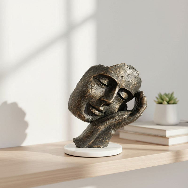 Artistic Face Dcor Showpiece