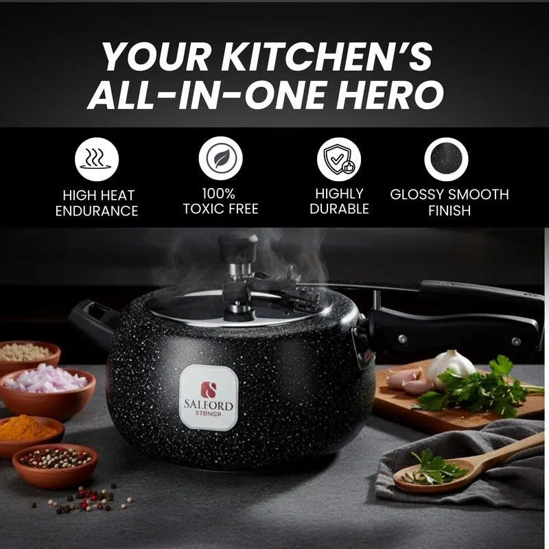 Salford Ceramic Coated Pressure Cooker (Black) - 5000 mL media 9
