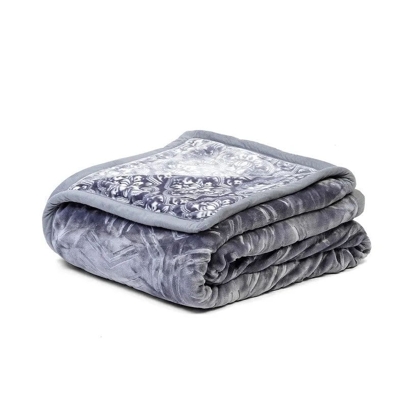 Monte Carlo Crimson Dreamscape Blanket (Purple)- 800 GSM media 6