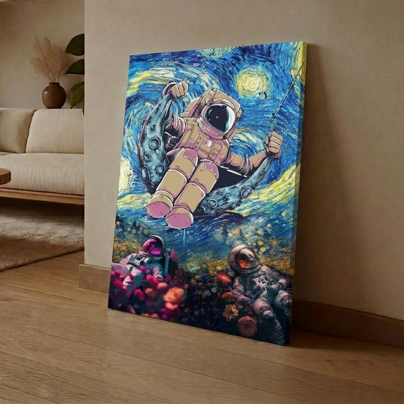 Astro Launch Wall Painting