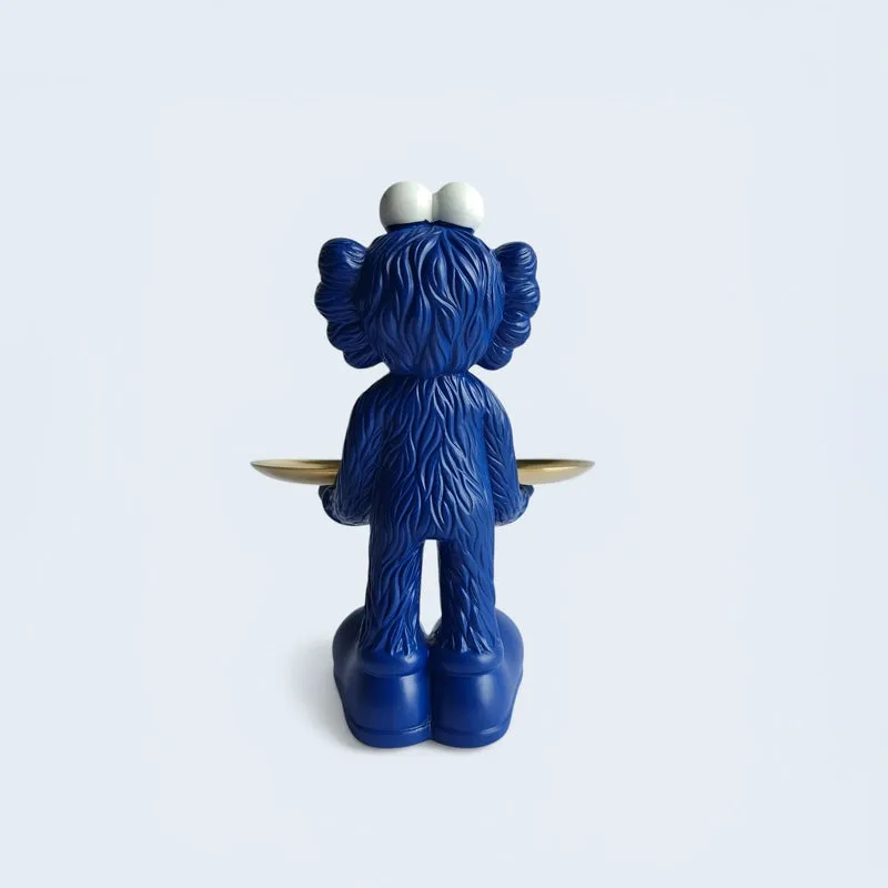 Blue Monster Metal Accent Tray - 4