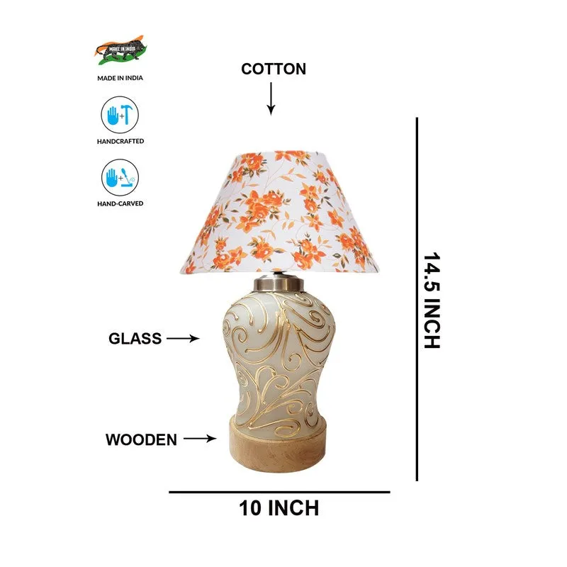 Lumithra Fleur Cone Wooden Table Lamp - Multicolor media 7