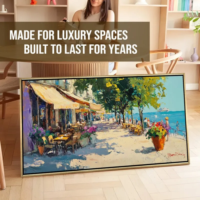 Terrasse Canvas Wall Painting With Frame media 7