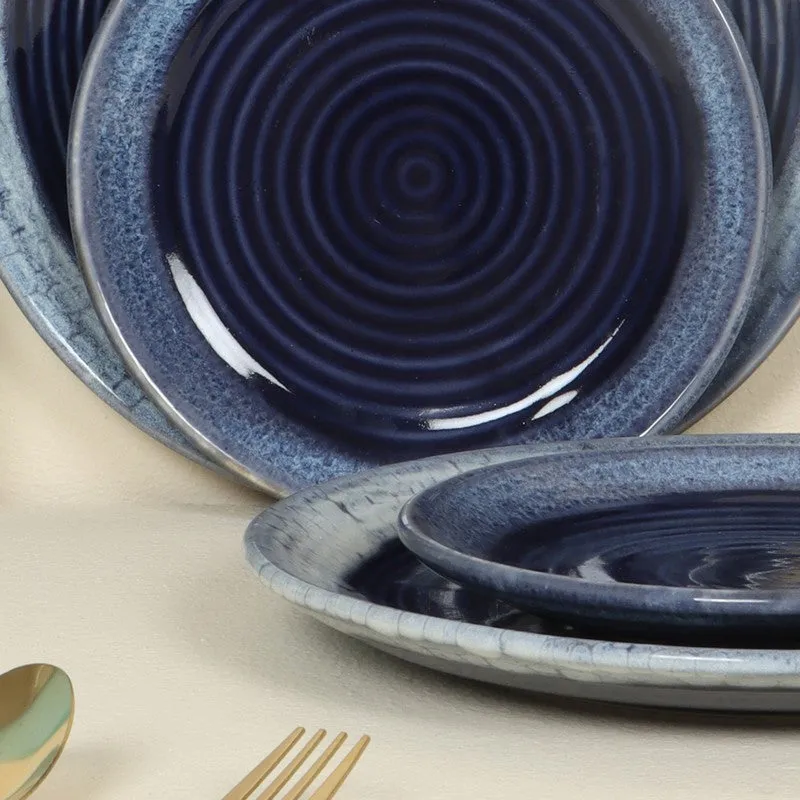 Seravelle Dinner Plates (Blue) - Set of Four media 5