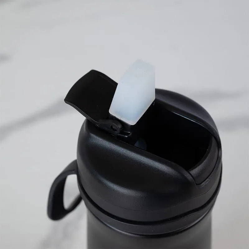 H2O Splash Hot & Cold Thermos Water Bottle (Black & Green, 600 mL Each) - Set Of Two media 5