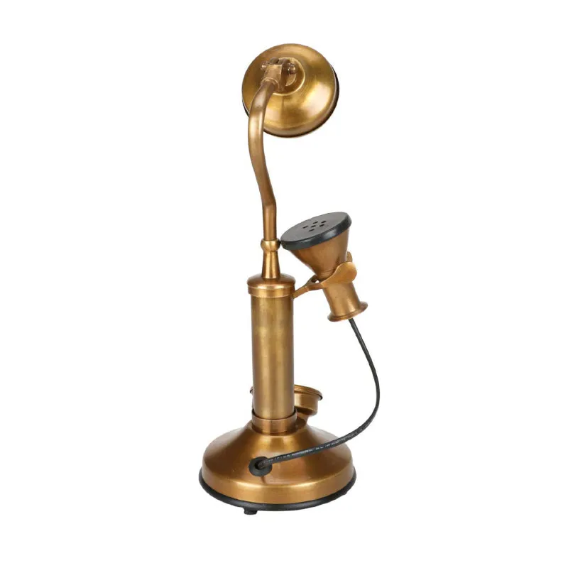 Roma Antique Telephone Showpiece - Gold media 3