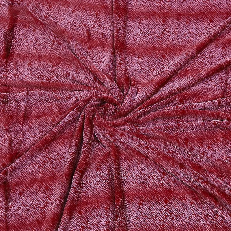 Monte Carlo Azure Dreamscape Blanket (Red) - 850 GSM media 7