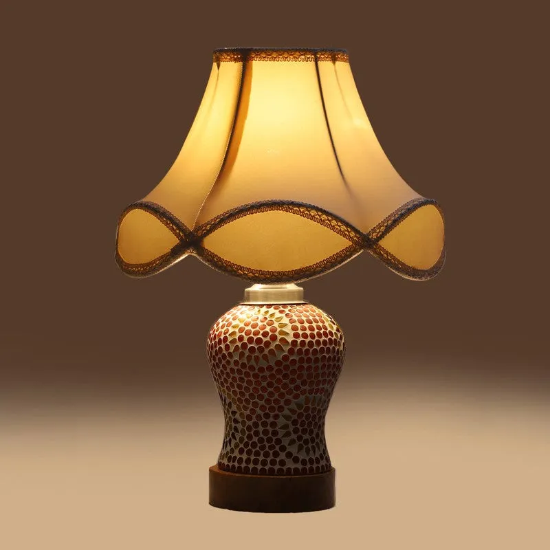 Aranya Arc Wooden Table Lamp - Multicolor media 7