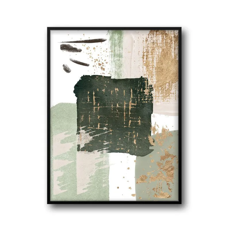 Slate & Sage Framed Canvas Wall Painting media 6