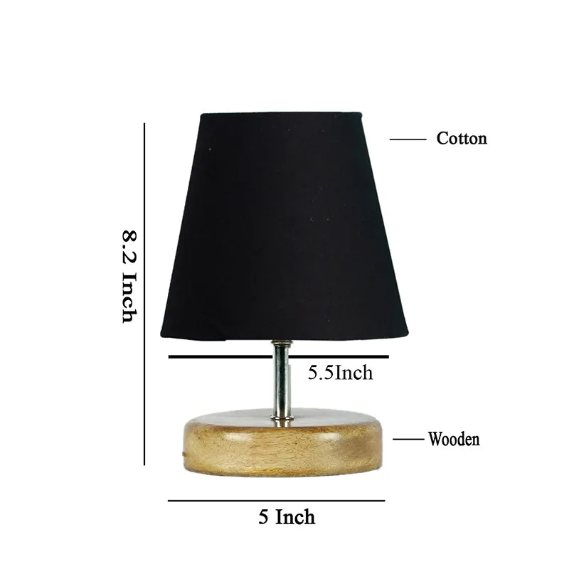 Petricho Fabric Table Lamp - Black,Brown media 5