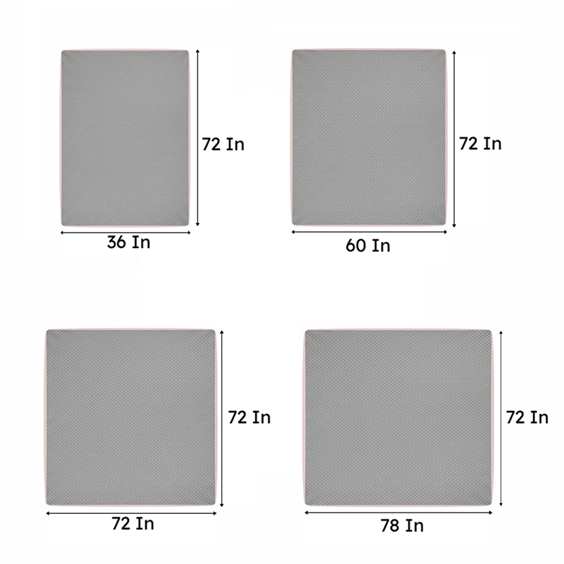 Oswal Mattress Protector - Grey media 5