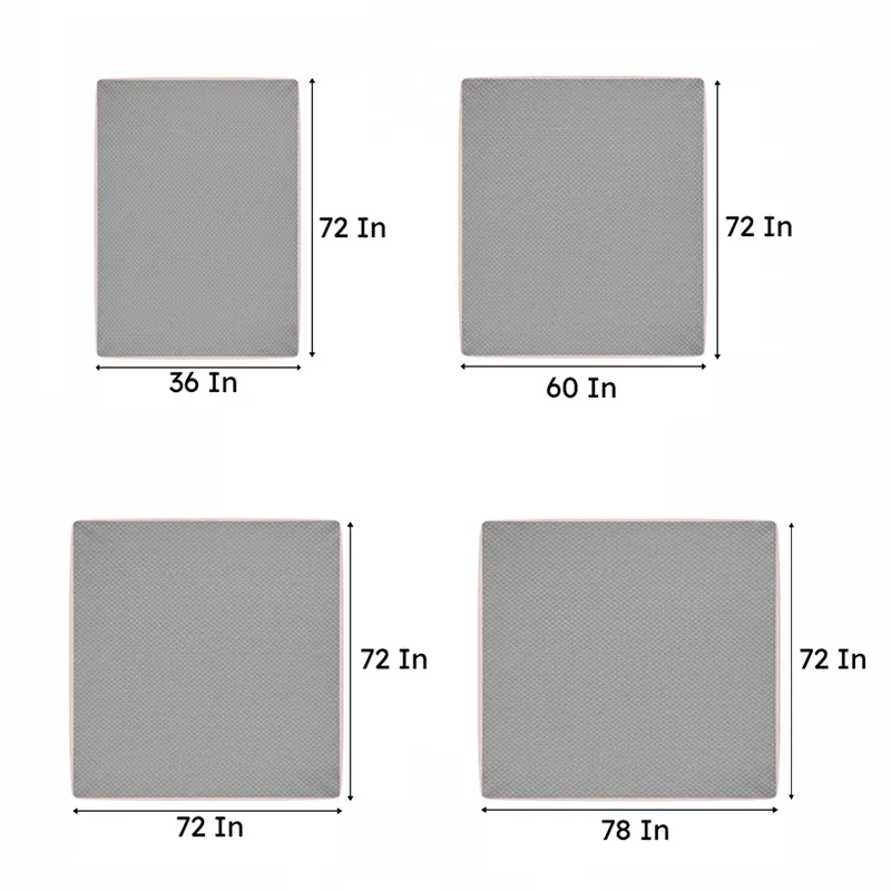 Oswal Mattress Protector - Grey media 5