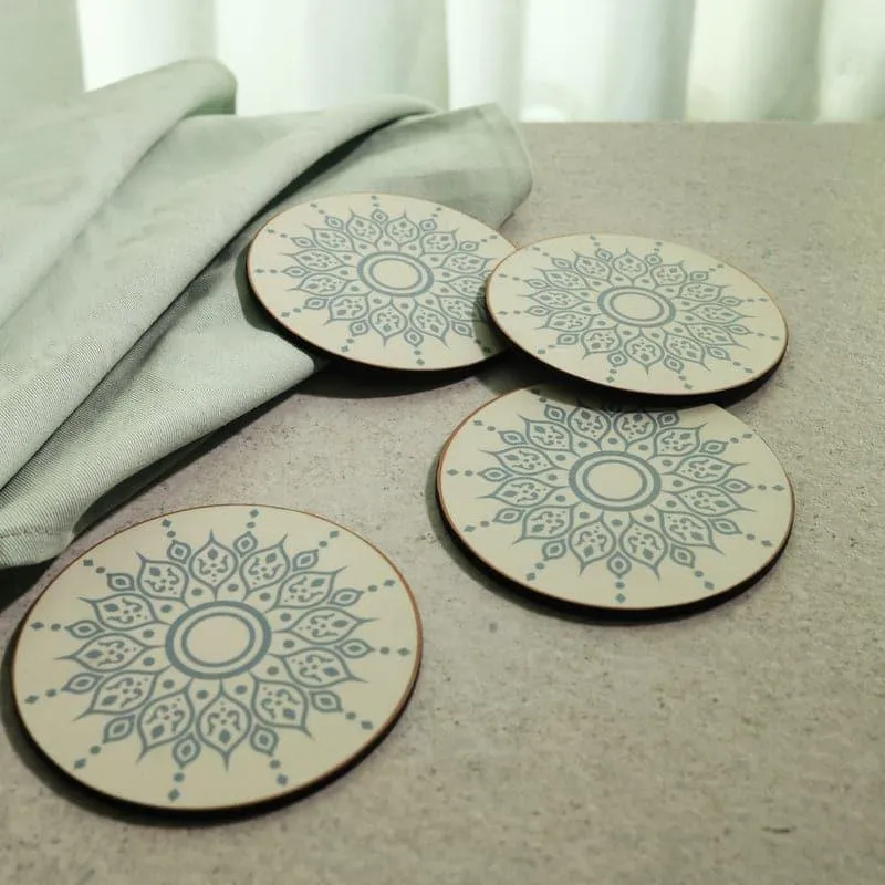 Ambala Floral Coster - Set Of Four media 4