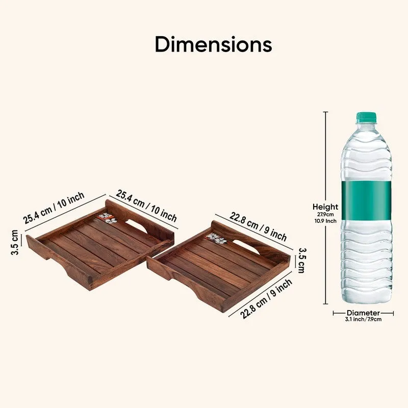 Ploomia Rosewood Serving Tray media 10