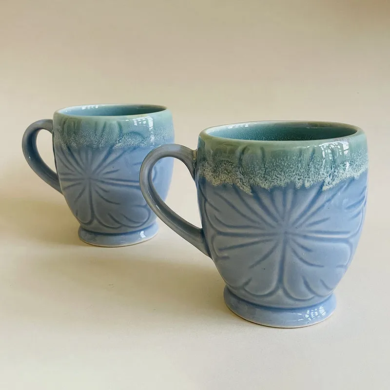 Linum Ceramic Coffee Mug (350 mL Each) - Set of Two media 3