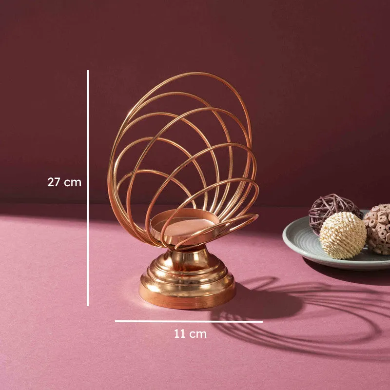 Cradle Neo Candle Holder - Gold media 8