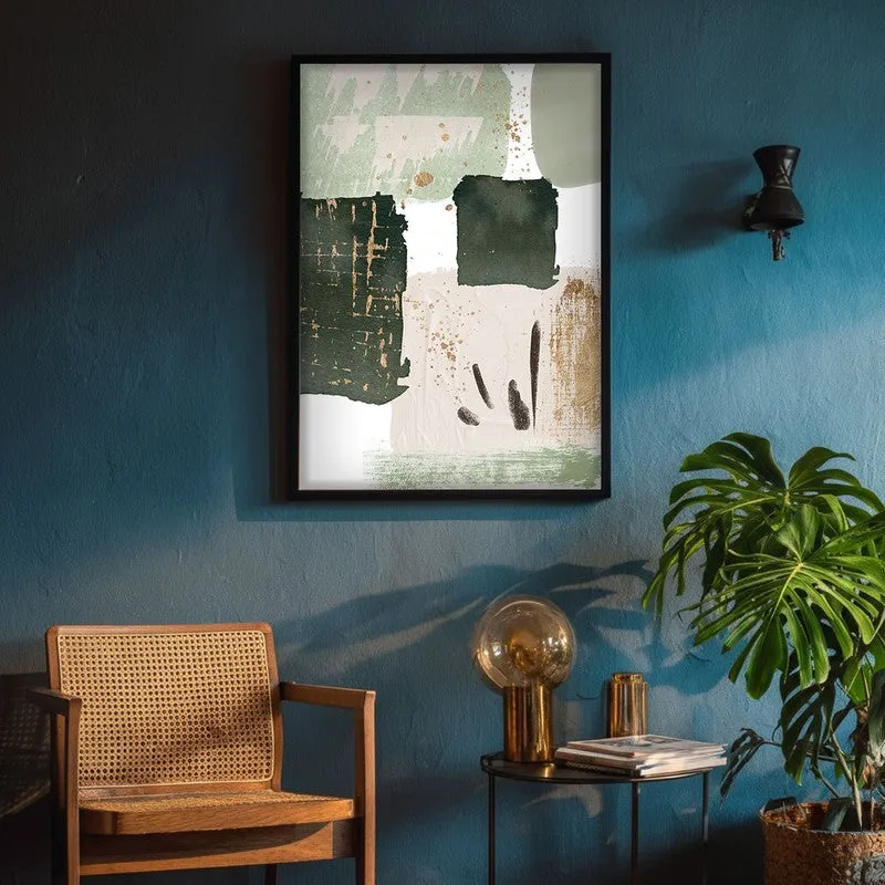 Earth & Sage Framed Canvas Wall Painting media 4