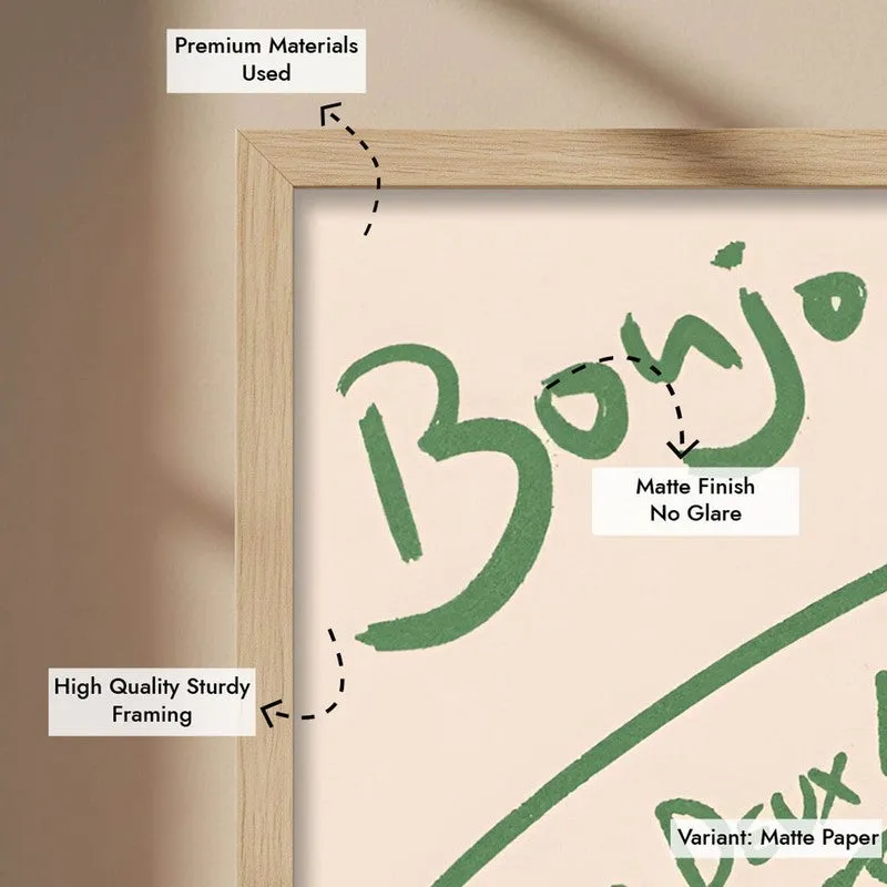 AbstraGreen Archival Canvas Wall Art - Brown media 8