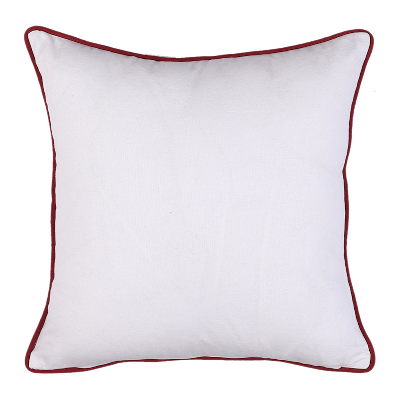 Dotti Charm Embroidered Cotton Cushion Cover - Set Of Two media 4