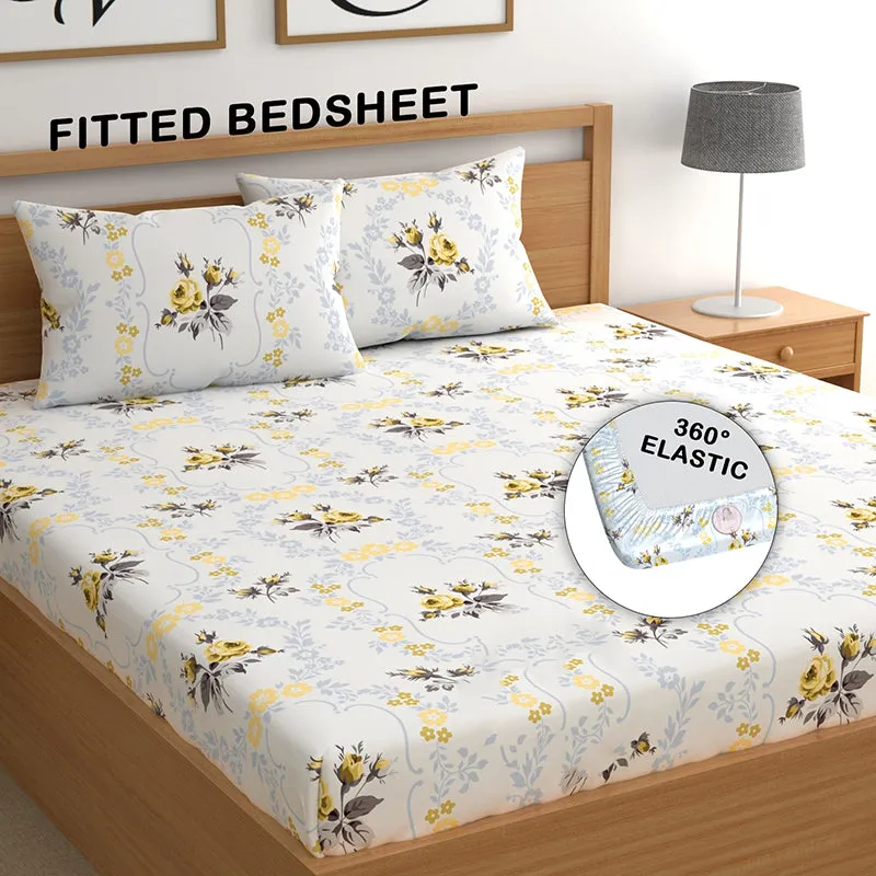 Jeanette Fitted Microfiber Microfiber Bedsheet - 150 GSM media 3