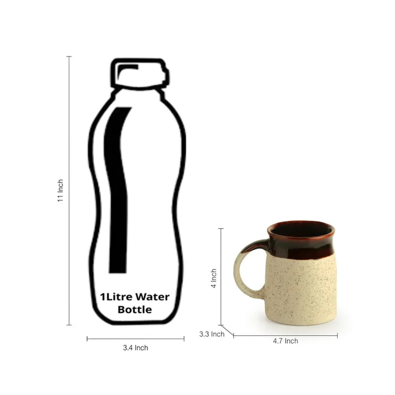 Marlowe Ceramic Coffee Mug (320 mL Each) - Set of Six media 7