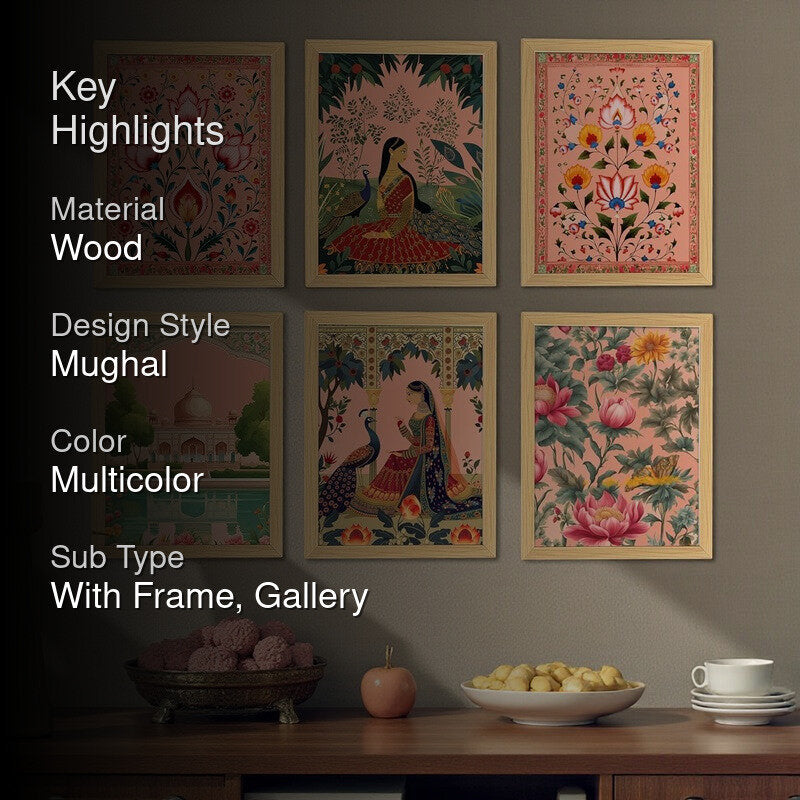 Anjani Bageecha Wall Art - Set Of Six media 2