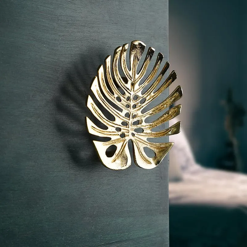 Monstera Muse Handmade Door Handle media 1
