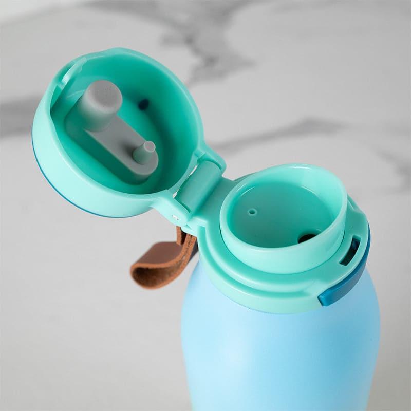 Juno Sip Hot & Cold Thermos Water Bottle (Green & Light Blue) - 750 mL media 4