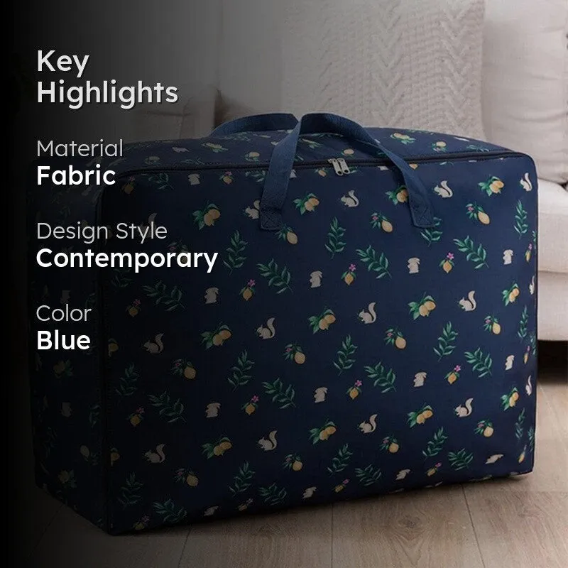 Fiorenza Fabric Cloth Organiser - Blue media 2